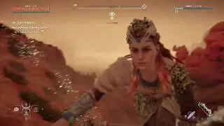 Horizon Zero Dawn Use Ropecaster Override Glinthawk Get Metal Flower