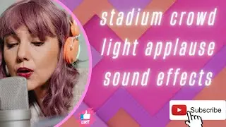 stadium crowd light applause sound effects