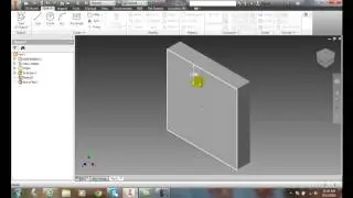 Inventor 06-03 Creating Holes   Placement Area   From Sketch