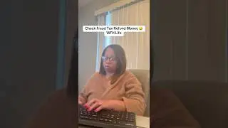 Check Fraud Tax Refund WFH #frauds #workfromhome #taxrefund