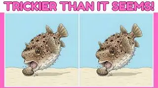 👀 Spot the Difference: Balloonfish Pursuits Part 2 (Find 3 Differences!) 🐡🌊
