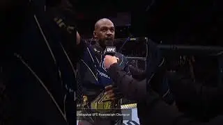 UFC JON JONES THE GOAT THANKS JESUS CHRIST! AFTER BECOMING NEW HEAVYWEIGHT CHAMP OF THE WORLD