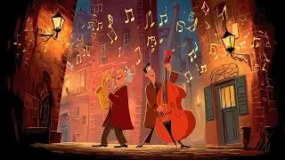 Melodic Duet in a Magical Alley | Playful Jazz Under the Stars