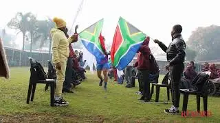 Pretoria Cerebal Palsy school learners give their runners
