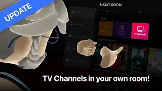 Bigscreen VR UPDATE: Watch live TV channels in your own private movie theater on Meta Quest 2