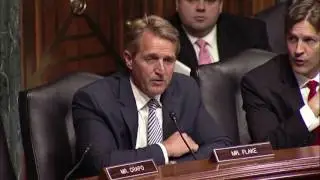 Sen. Flake Questions FBI Director on CBP Polygraphs
