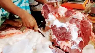 Meat From The Fat Separate To Do Technique Good | Big Cow Cutting Skills Best Butcher Amazing