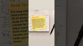 #Study Tips for long Study hours in Exams. #shorts #youtubeshorts