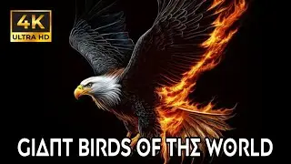 GIANT BIRDS OF THE WORLD 4K 60FPS | Ultra HD @Cinematix-4K 