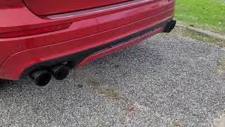 Volvo XC60 T8 custom flap exhaust by HL Chaudronnerie