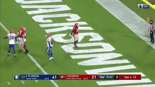 D'wan Mathis to Kearis Jackson for a Dawgs TD