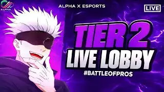 FREE FIRE - TIER 2 PAID SCRIMS || 3 PM PAID LOBBY || ALPHA X ESPORTS || #freefiremax #t2paid