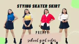 FASHION HACK | How to wear skater skirts in the winter | pleated tennis skirt trend - chic the style