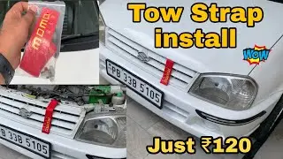 How to Install a Tow Strap - MOMO Italy Tow Belt - BEST MODIFICATION FOR CARS