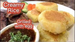 EP.51 Grilled Rice with Eggs(Khao Jee)Soft and Creamy Rice Coated with Grilled Egg Simply Delicious!