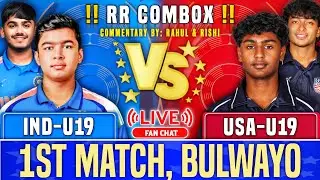 USA U19 vs India U19, 1st Match | ICC Under 19 World Cup 2026 - Live Cricket Score & Commentary |