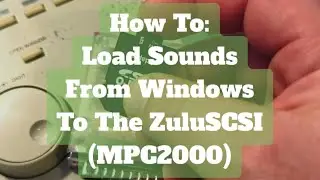How To Load Sounds From Windows To The ZuluSCSI (AKAI MPC2000)