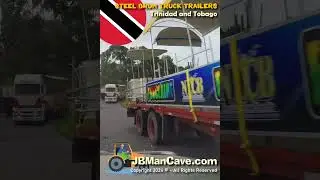 STEEL DRUM TRUCK TRAILERS in Trinidad and Tobago JBManCave.com #Shorts