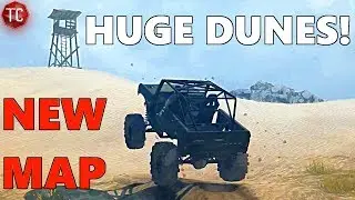 SpinTires MudRunner: NEW MAP! HUGE SAND DUNES