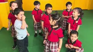 Watch how our school kids start their day with energy, yoga, and exercises