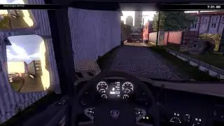 Scania truck driving simulator Ruelle logitech G27 GTX470