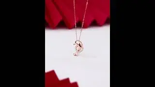 Trendy dolphin necklace