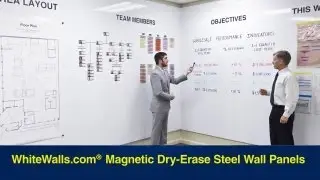 Magnetic Dry-Erase Whiteboard Wall Paneling