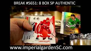 BREAK #5651: 8 BOX 2024-25 #upperdeck SP AUTHENTIC NHL HOCKEY CASE BREAK