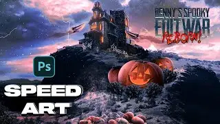 My entry for Benny's Spooky edit war 2021 using photoshop!
