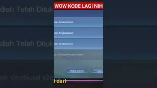 pagi pagi udah ada kode Redeem nih #mobilelegends #redeemcodeml #newcoderedeemml #games #mlbb