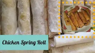 Cara Membuat Chicken Spring Roll - Lumpia Kering
