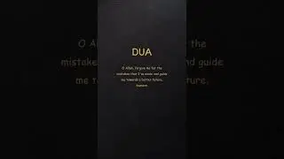 A Dua for Forgiveness & Guidance 🤍 | Short Prayer