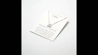 Libra Zodiac Necklace Created with Zircondia&reg; Crystals by Philip Jones Jewellery