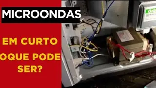 Primeiro microondas que eu peguei em curto