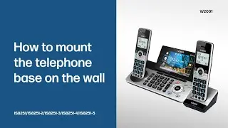 Крепление телефонной базы на стену - VTech IS8251