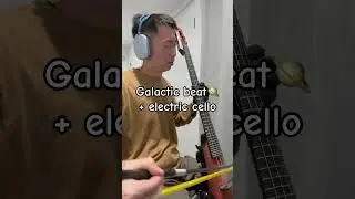 Galactic beat🪐 + electric cello #ElectricCello #GalacticVibes
