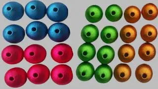 Silk thread jhumkas wrapping | S size jhumka wrapping |@SuhithCreations