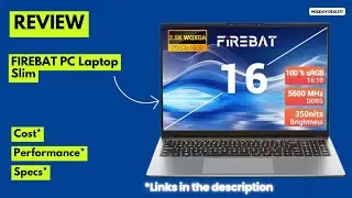 Обзор ноутбука FIREBAT Ryzen 7 🔥 16&rdquo; 2.5K 120Hz | Radeon 780M &ndash; ЛУЧШИЙ ультрабук?