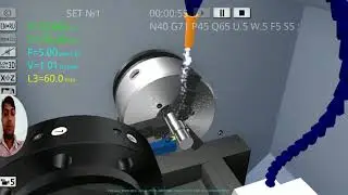 CNC Simulation Step Turning with Taper Turning (A.M. Lab)/ ME Dept. /Silli Polytechnic Silli.