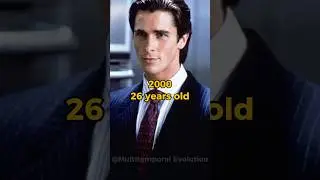 CHRISTIAN BALE DEVOLUTION (2024-1986) #shorts