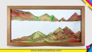 Cuadro de arena / sand pictures