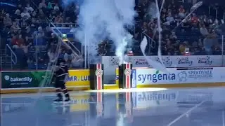 Guelph Storm Pre-Game Light Show and Starting Lineup against the London Knights (Oct. 4, 2025)