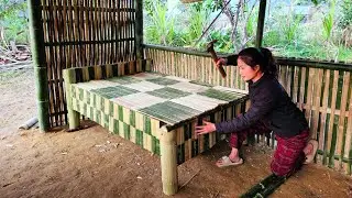 Start a new life in the wilderness - build a new home and a dream bamboo bed.