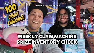 #ROUND1 LAKEWOOD 100 CREDIT CHALLENGE & CLAW MACHINE INVENTORY CHECK #dandadan #hatsunemiku