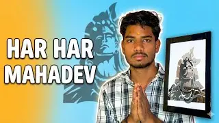 Har Har Mahadev 🙇🏻&zwj;♂️🔱 🍃 || Shadow Light Art ✨