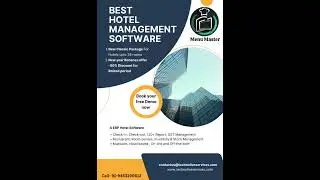 Hotel Management Software | MENUMASTER @Technoliveservices #hotel #hotelmanagement
