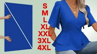 Easy Blouse Pattern Drafting at Home | Plus Size Friendly | Full Step-by-Step Guide