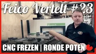Tafelpoten frezen op de CNC | Biesse Rover A 1542 | Burgum