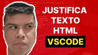 como JUSTIFICAR un TEXTO en HTML VISUAL STUDIO CODE 🚀