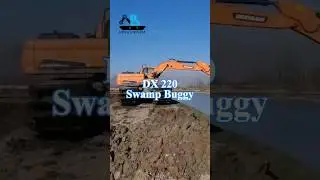 #DX220 #Pontoon #Doosan #HeavyEquipment #HydraulicHose #AmphibiousExcavator #SwampBuggy #Dredging